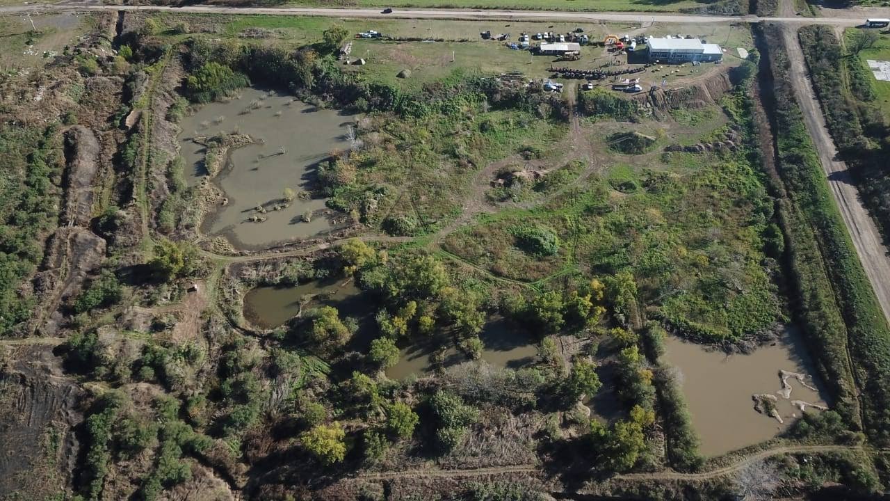Vista aérea real del predio de ATV San Nicolás Extremo